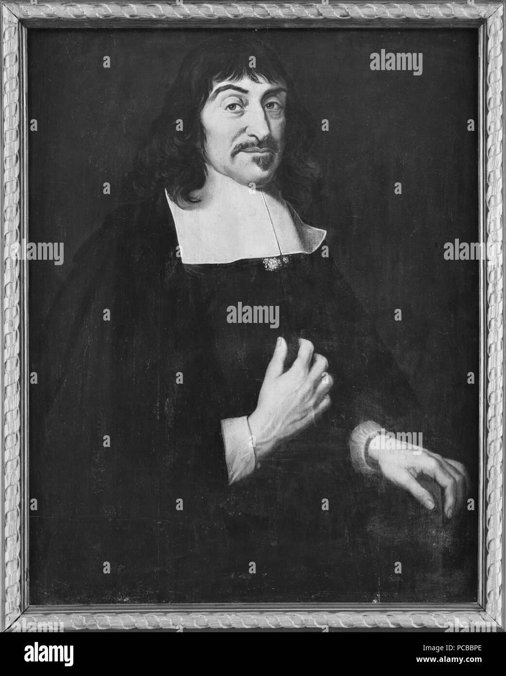 77 René Descartes, 650, fransk filosof - Nationalmuseum - 97958 Foto Stock