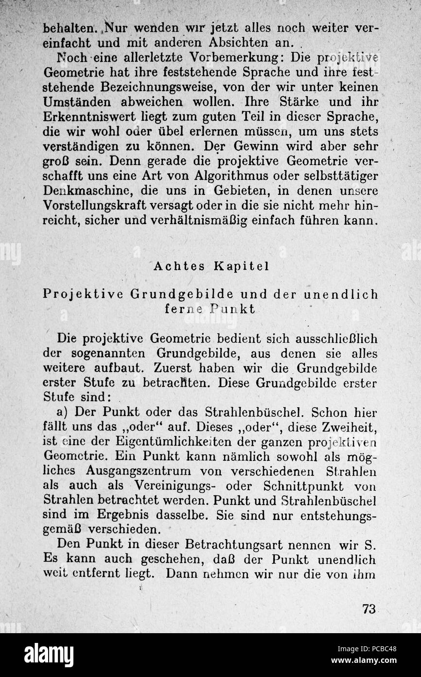 59 Vom Punkt zur Vierten Dimension Seite 073 Foto Stock