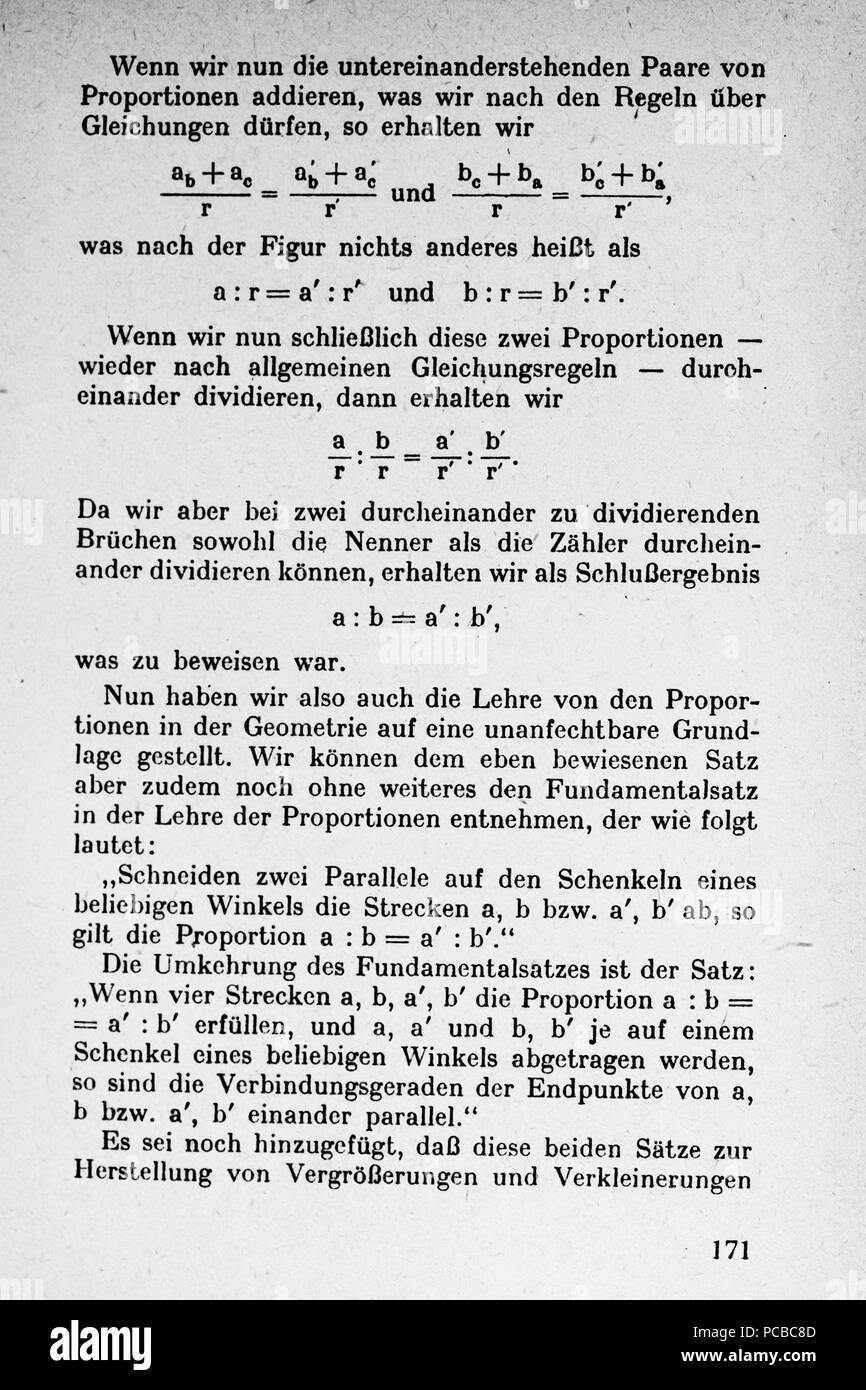 60 Vom Punkt zur Vierten Dimension Seite 171 Foto Stock
