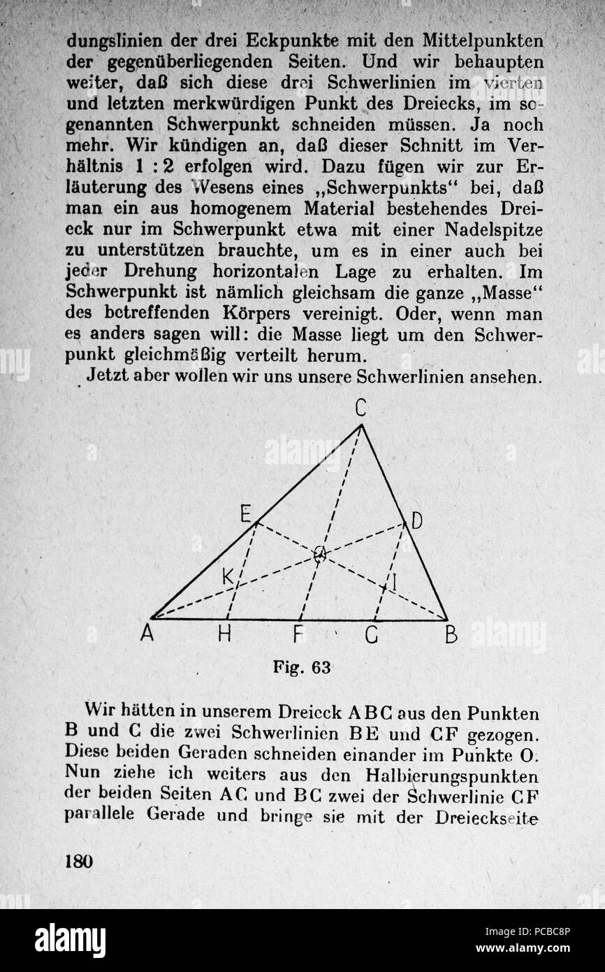 60 Vom Punkt zur Vierten Dimension Seite 180 Foto Stock