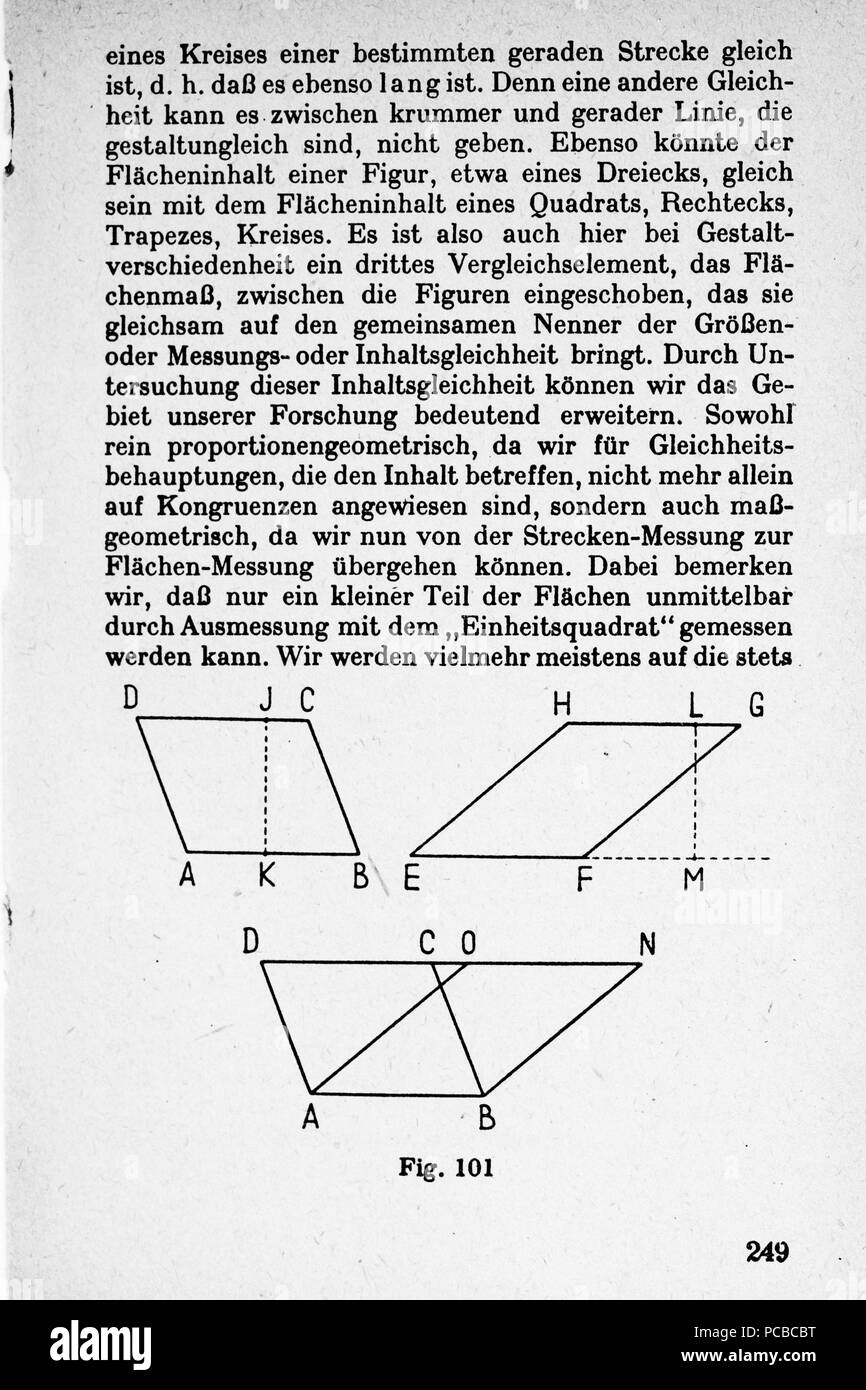 60 Vom Punkt zur Vierten Dimension Seite 249 Foto Stock