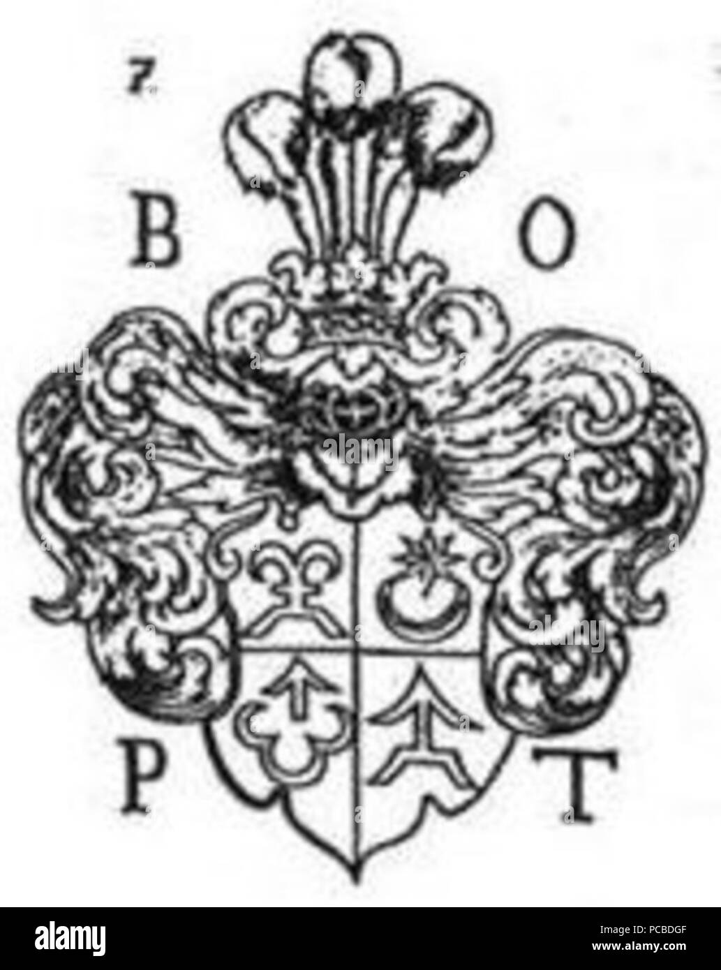 673 Герб Багдана Агінскага (1601) Foto Stock