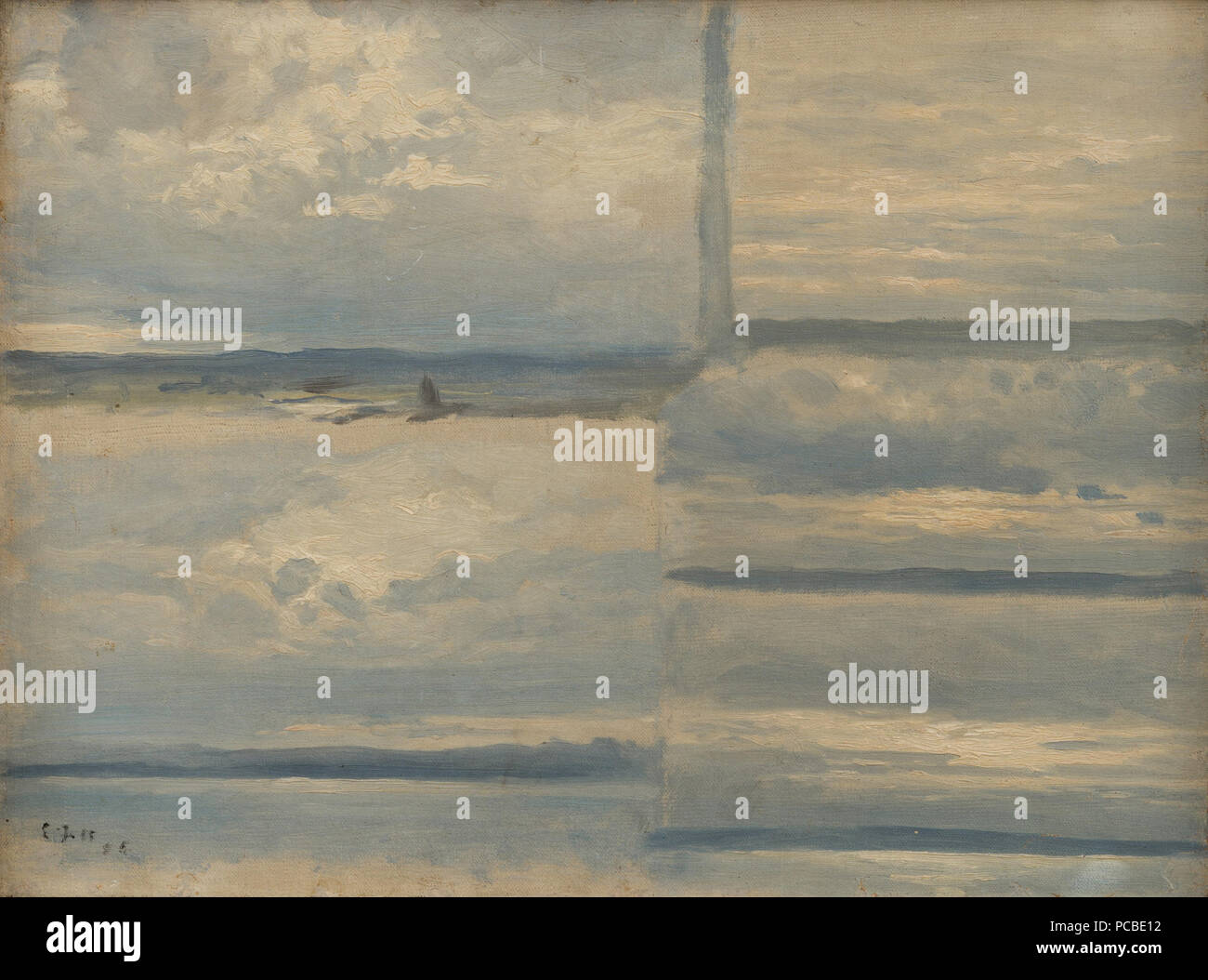 331 Järnefelt Himmel moln studie Foto Stock