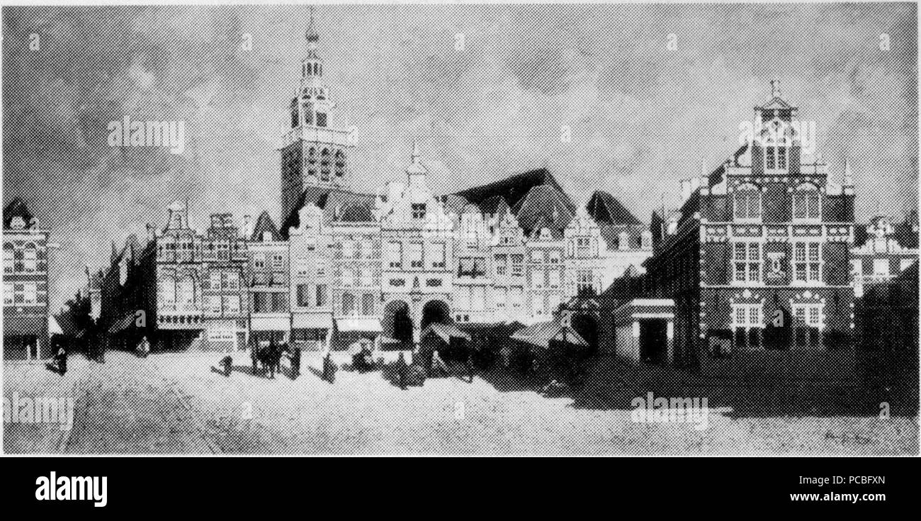 597 Il Markt di Nijmegen da Karel Klinkenberg Rijksdienst voor het Cultureel Erfgoed Foto Stock