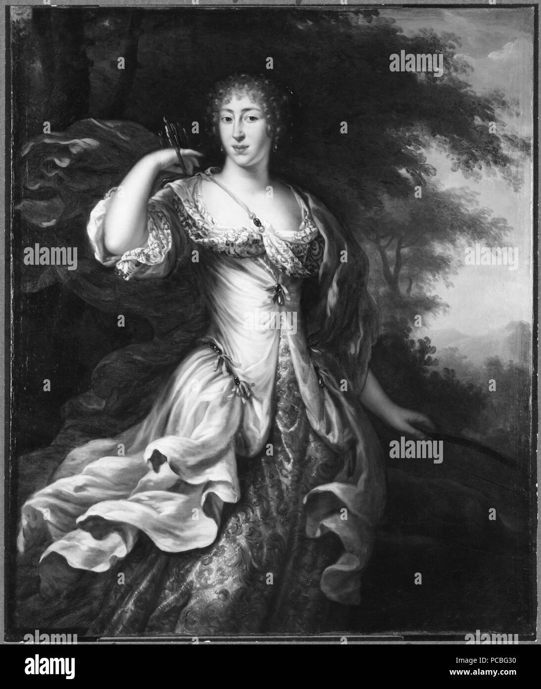 59 Magdalena Sibylla, 1652-1712, prinsessa Hessen-Darmstadt av - Nationalmuseum - 112524 Foto Stock