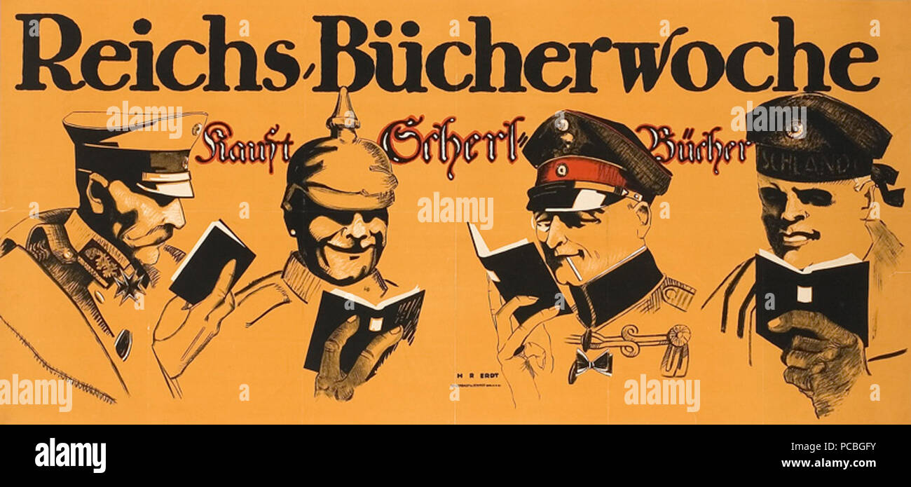 514 Reichs-Bücherwoche - Kauft Scherl-Bücher - Hans Rudi Erdt Foto Stock