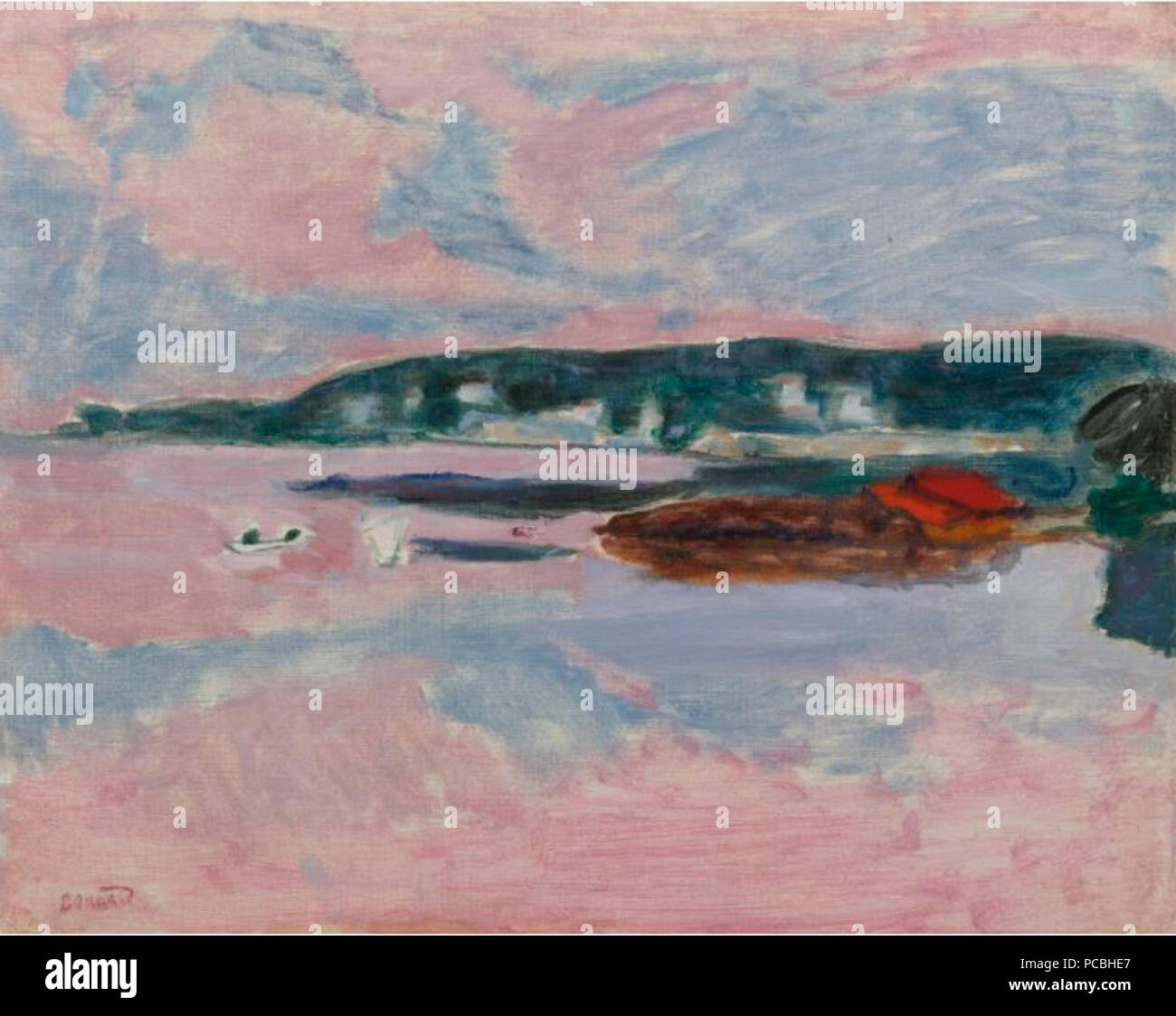 91 bord de mer AUX ALLASUA ROUGES Foto Stock