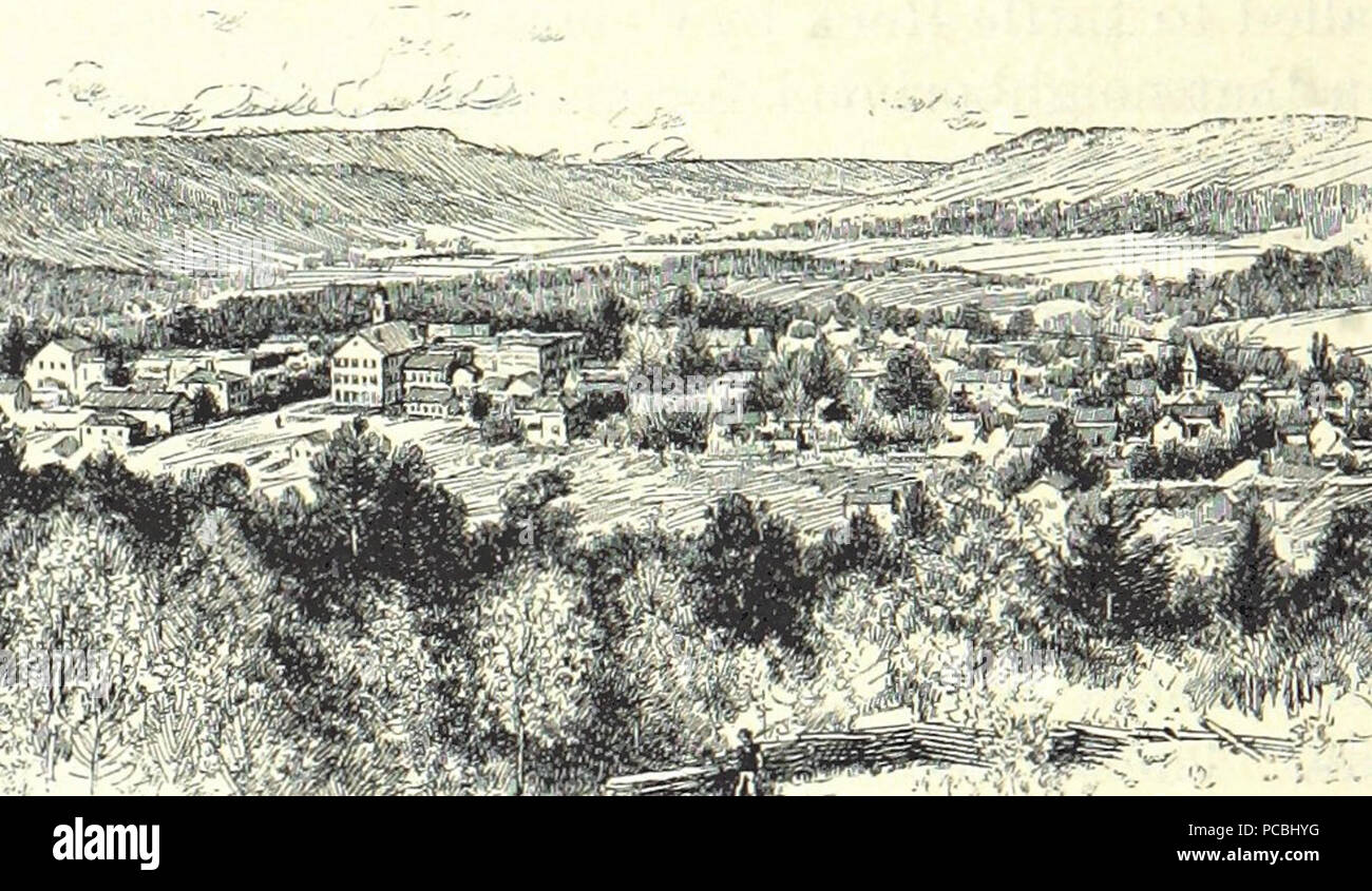 20 Fayetteville, Arkansas circa 1887 Foto Stock