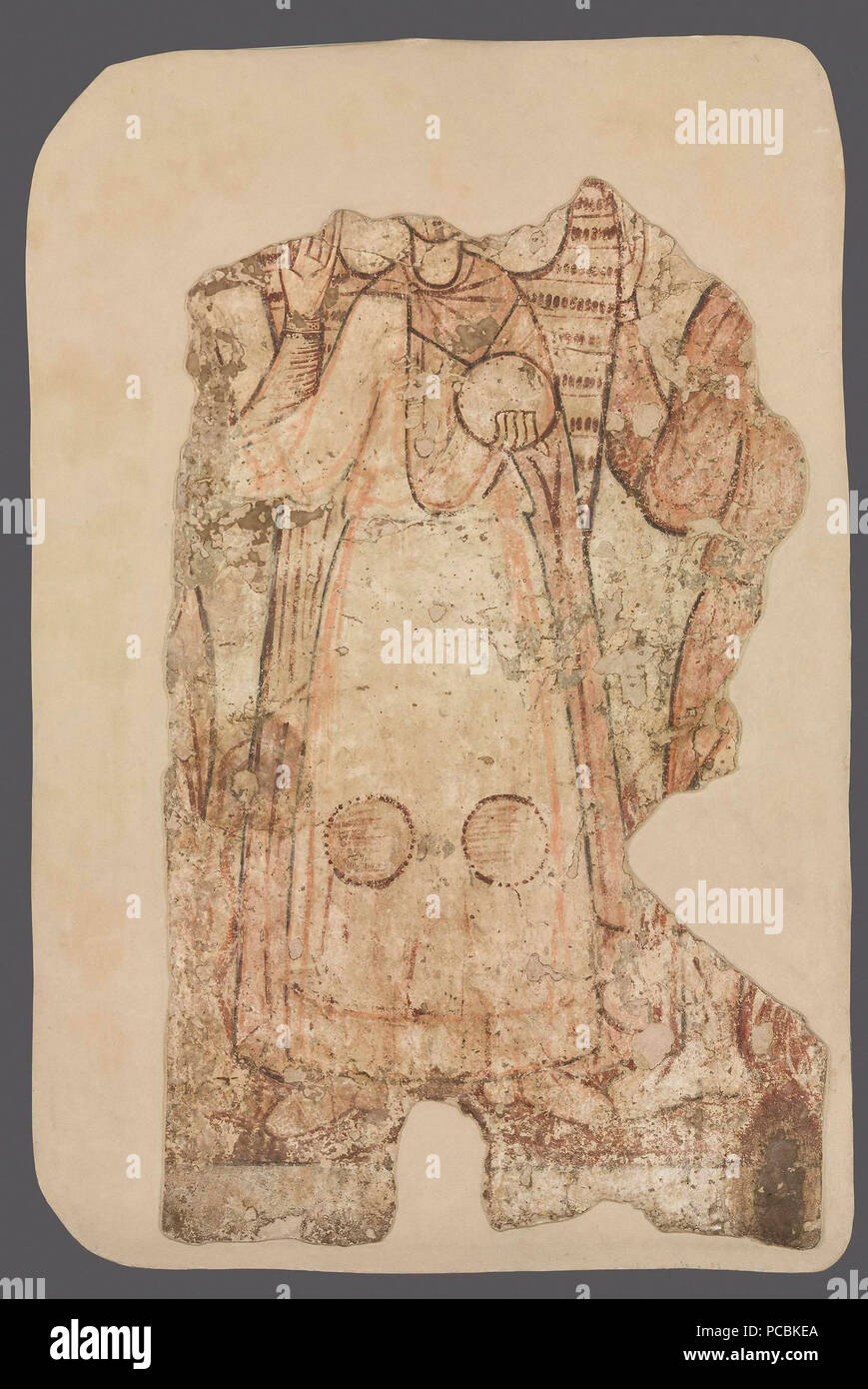 5 Autor nieznany, Trzej Młodziankowie w ognistym piecu. Malowidło ścienne Foto Stock