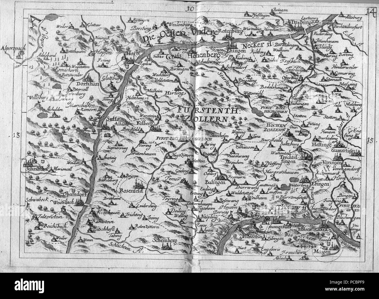 24 Hanß Georg Bodenehr Schwaben 14 Foto Stock