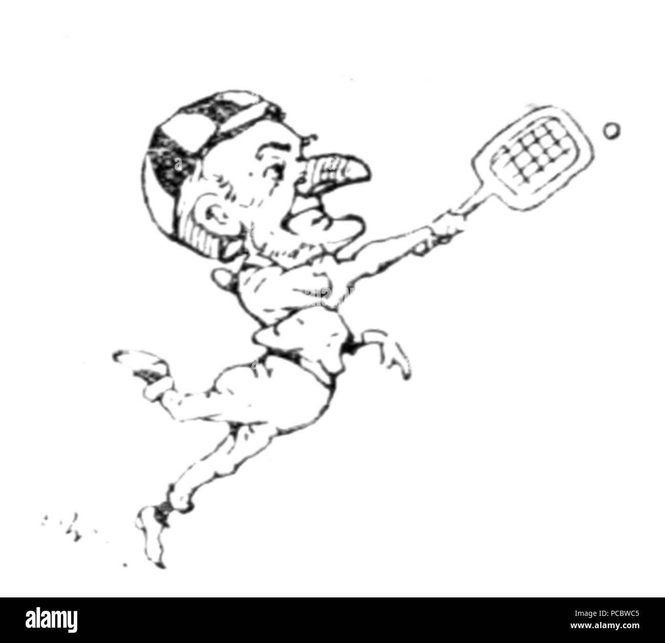 39 Mr. Punch il libro di sport (illustrazione pagina 86A) Foto Stock