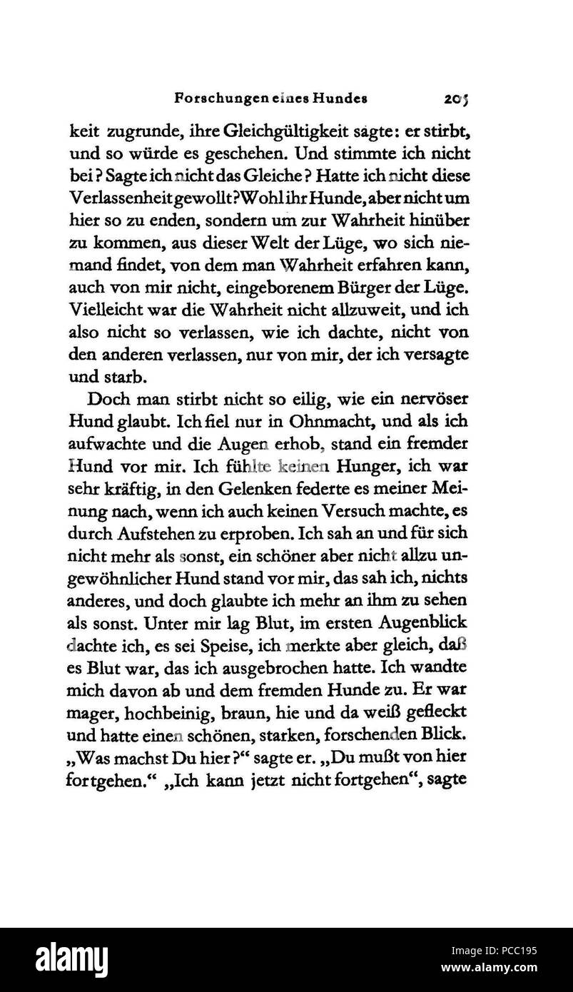 3 Kafka Beim Bau der Chinesischen Mauer 205 Foto Stock