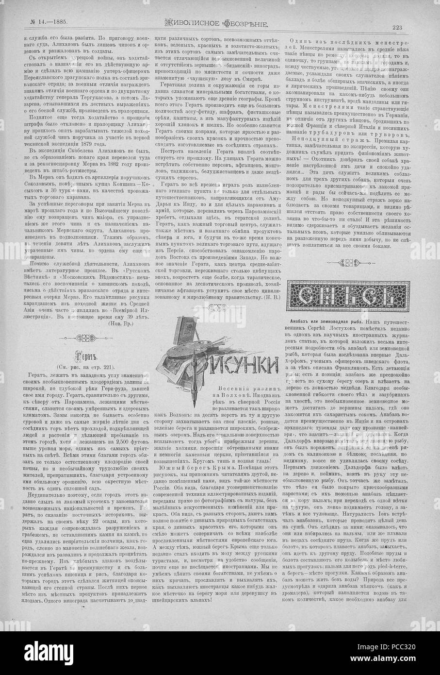 10 Живописное обозрение 1885 № 01-26 (6 янв. - 30 июня); № 27-52 (7 июля - 29 дек.) Pagina 249 Foto Stock