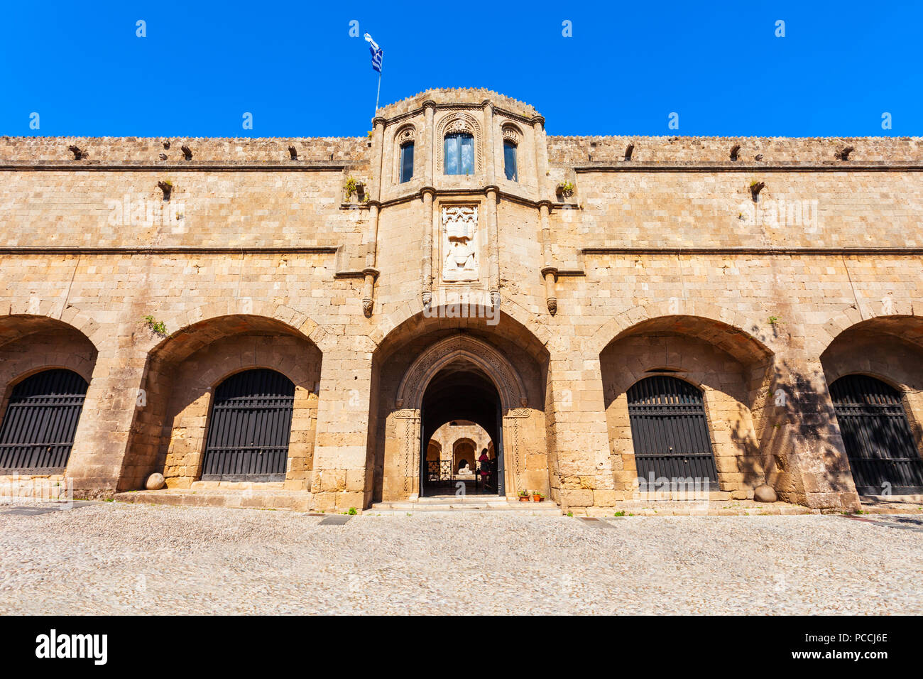 Museo archeologico di Rodi nell' isola di Rodi in Grecia Foto Stock