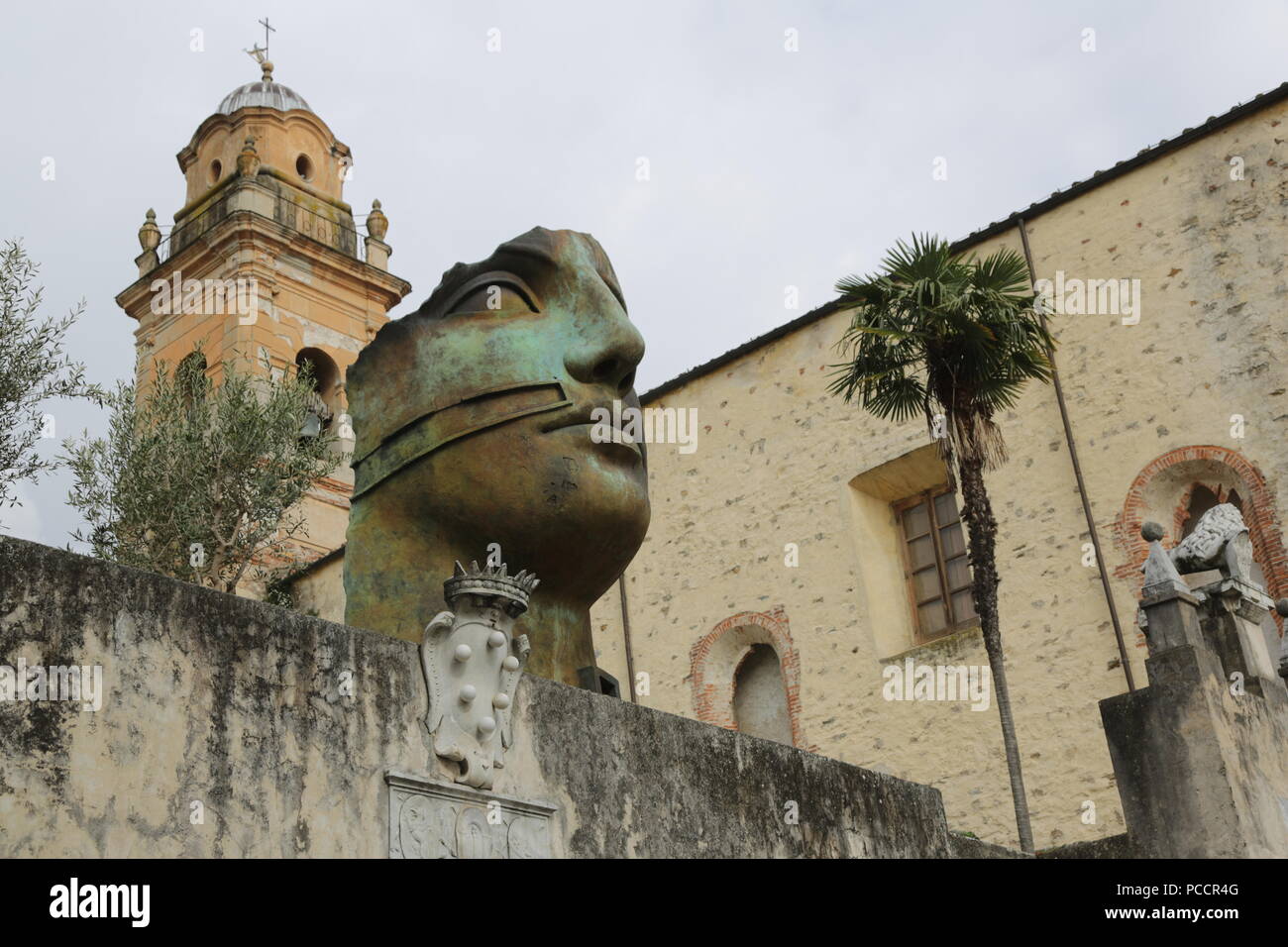 Mitoraj, Pietrasanta, Torre del Lago, mostra, Toscana, la Versilia, Italia, Riviera, arte, scultore Foto Stock