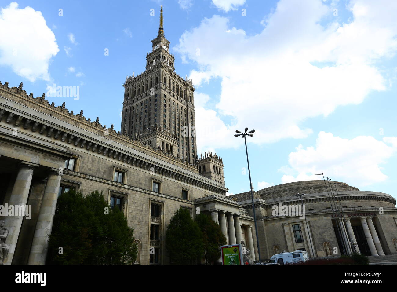 Polonia - Varsavia: Palac Kultury Foto Stock