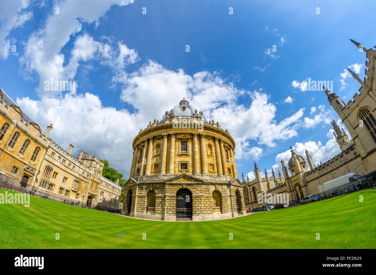 Radcliffe Camera, Università di Oxford, Oxford, Oxfordshire, England, Regno Unito, Europa Foto Stock