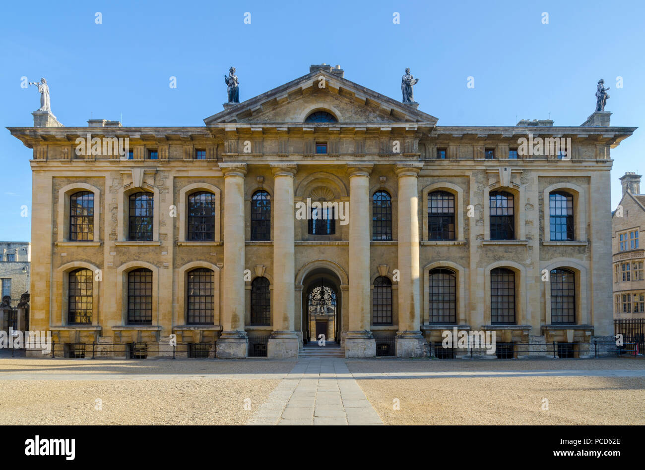 Clarendon Building, Università di Oxford, Oxford, Oxfordshire, England, Regno Unito, Europa Foto Stock