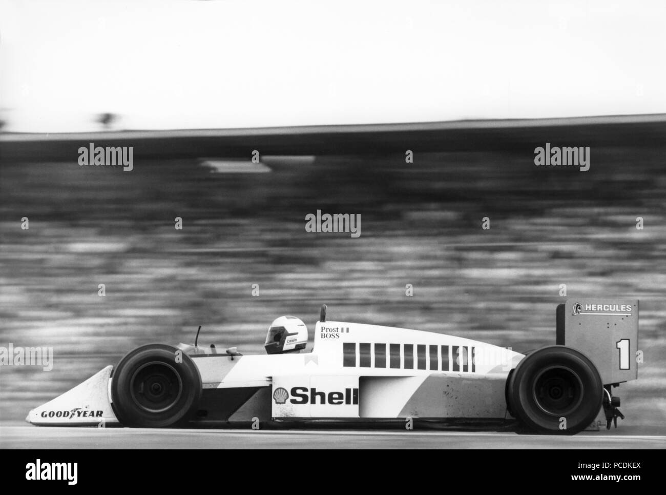 Alain Prost, Mc Laren,Honda F1, GP di Germania 1986 Foto Stock