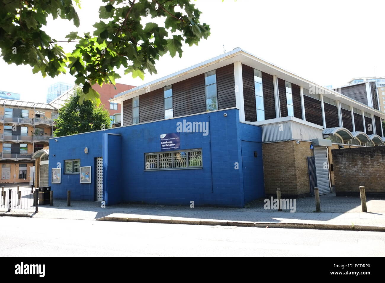 Limehouse Youth Centre di Londra Foto Stock