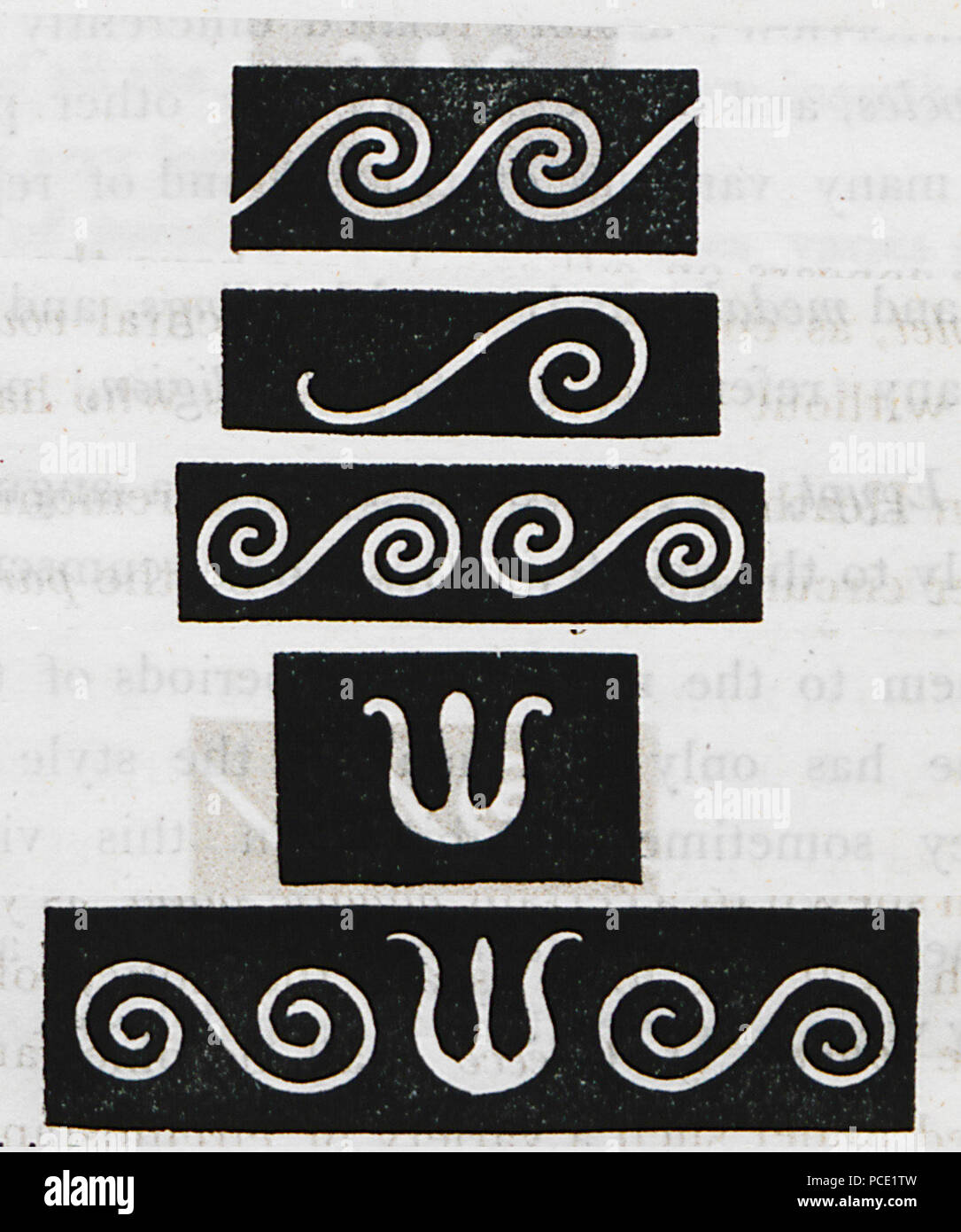 1 (i vari simboli, aventi tutte un riferimento allo stesso oggetto) - Clarke Edward Daniel - 1816 Foto Stock