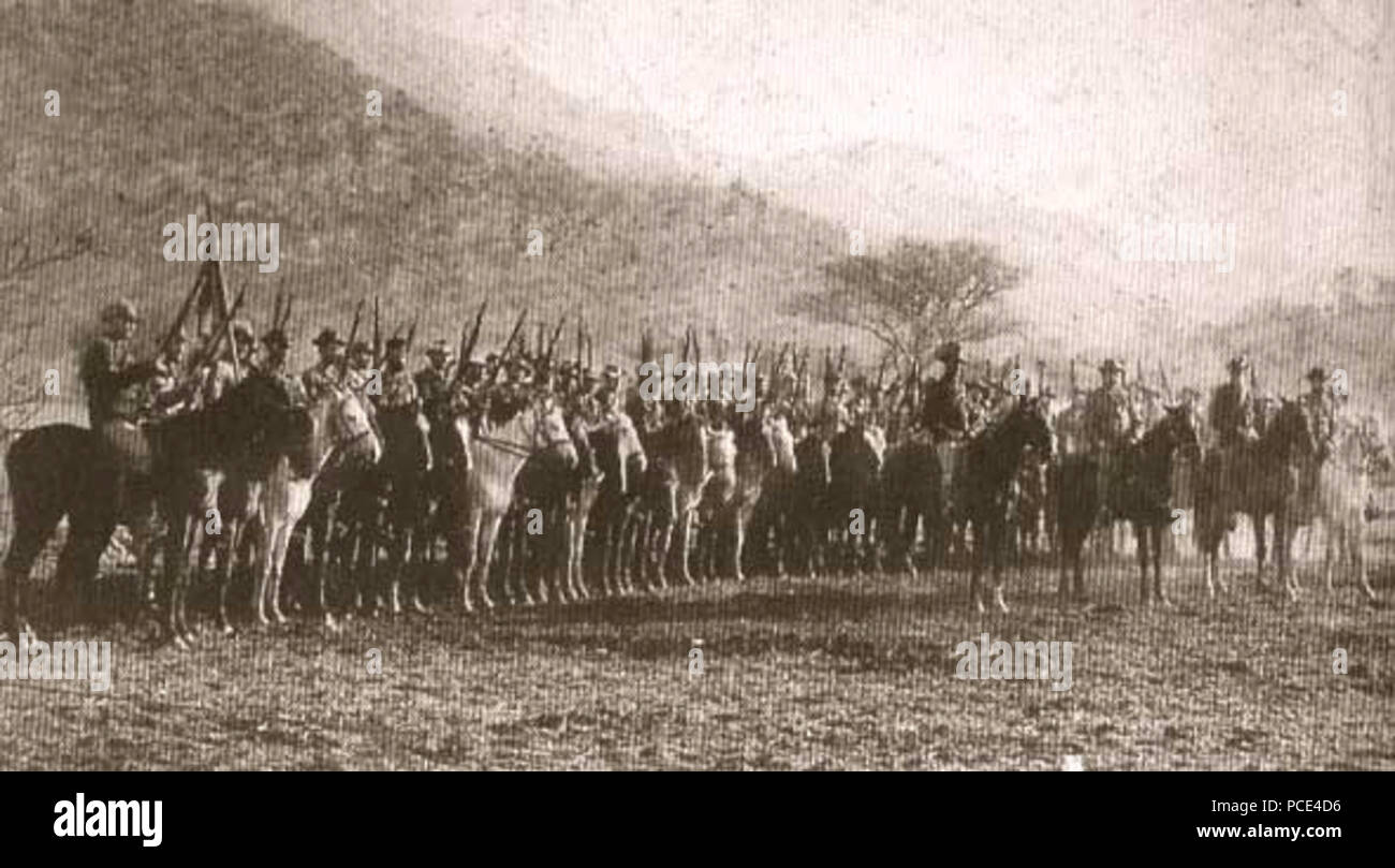 11 1899 Boer Commando - Pretoria Foto Stock