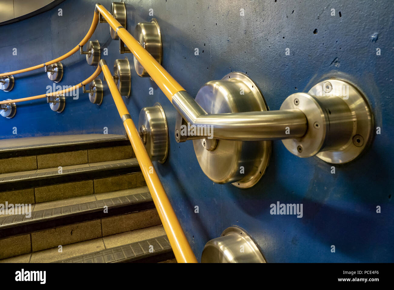 Aldgate East Tube Station dettaglio Foto Stock