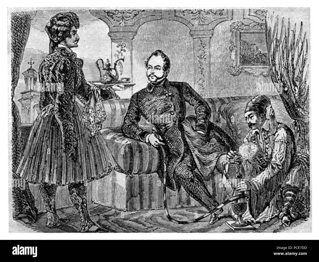 28 Adolphe Billecoq, console francese a Bucarest Foto Stock