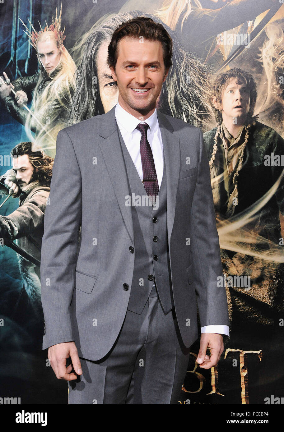 Richard Armitage arrivando a The Hobbit Premiere al Dolby Theatre di Los Angeles.Richard Armitage 053 ------------- Red Carpet Event, verticale, STATI UNITI D'AMERICA, industria cinematografica, celebrità, fotografia, Bestof, arte cultura e intrattenimento, Topix celebrità moda / Verticale, meglio di, evento nella vita di Hollywood - California, moquette rossa e dietro le quinte, USA, industria cinematografica, celebrità, movie celebrità, personaggi televisivi, musica celebrità, fotografia, Bestof, arte cultura e intrattenimento, Topix, tre quarti, verticale, una persona, dall'anno , 2013, inchiesta tsuni@Gamma-USA.com Foto Stock