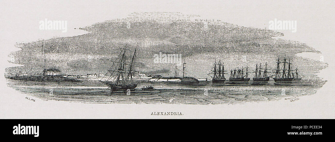 37 Alessandria - Allan John H - 1843 Foto Stock