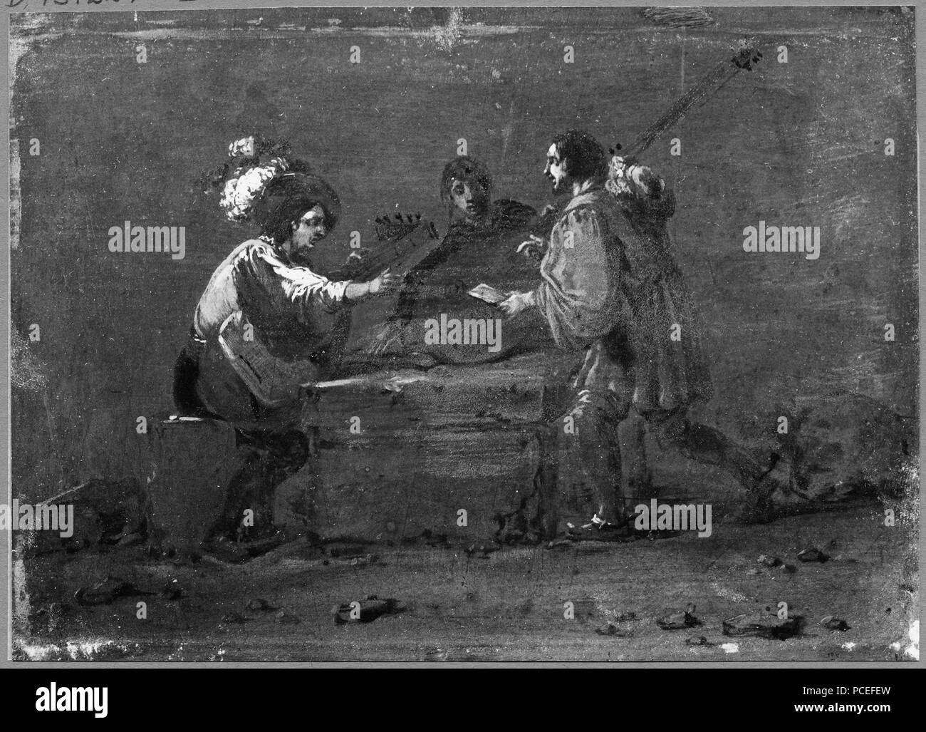 64 Società Musicale (Leonard Bramer) - Nationalmuseum - 17199 Foto Stock