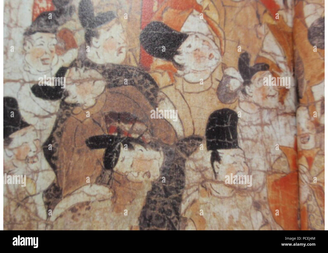 70 Ban Dainagon Ekotoba - guardare la gente fire 3 Foto Stock