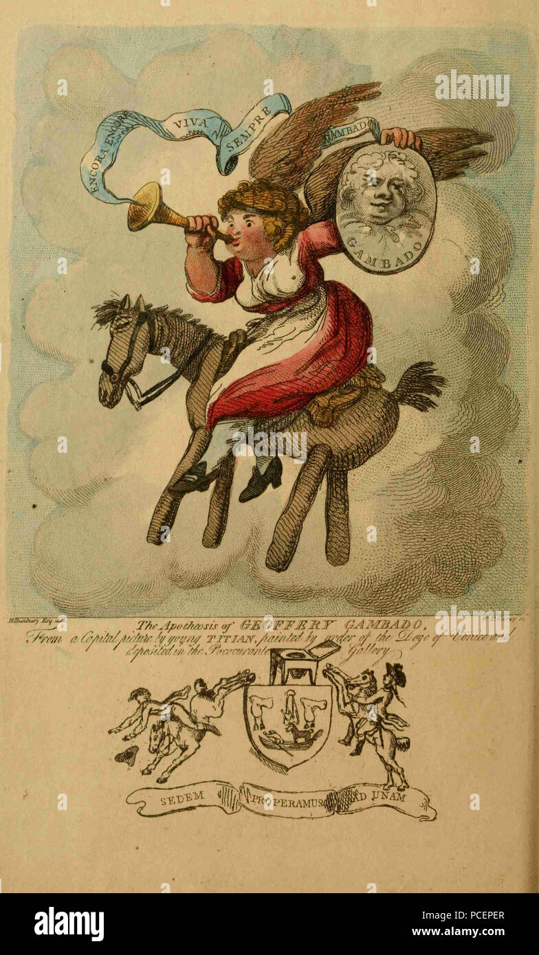 48 Annali di equitazione 01 Foto Stock