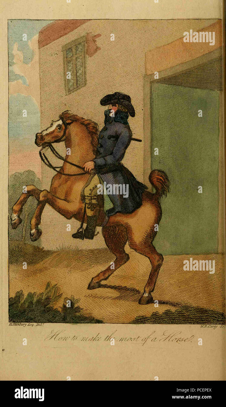 48 Annali di equitazione 03 Foto Stock