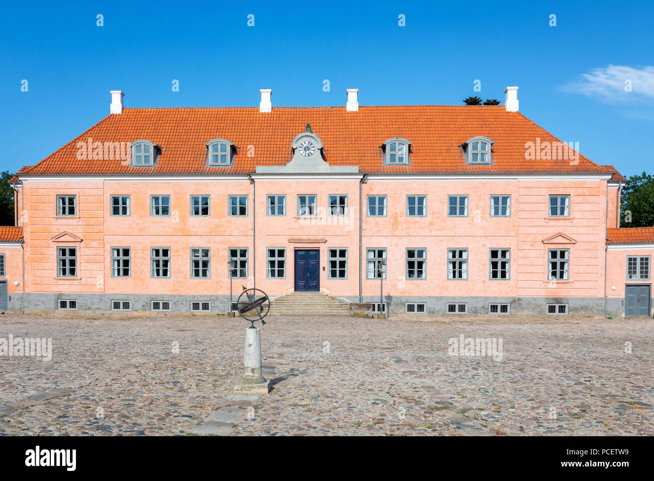 Moesgaard Manor, parte di Moesgaard Museum, l'Università di Aarhus, Aarhus, Danimarca Foto Stock