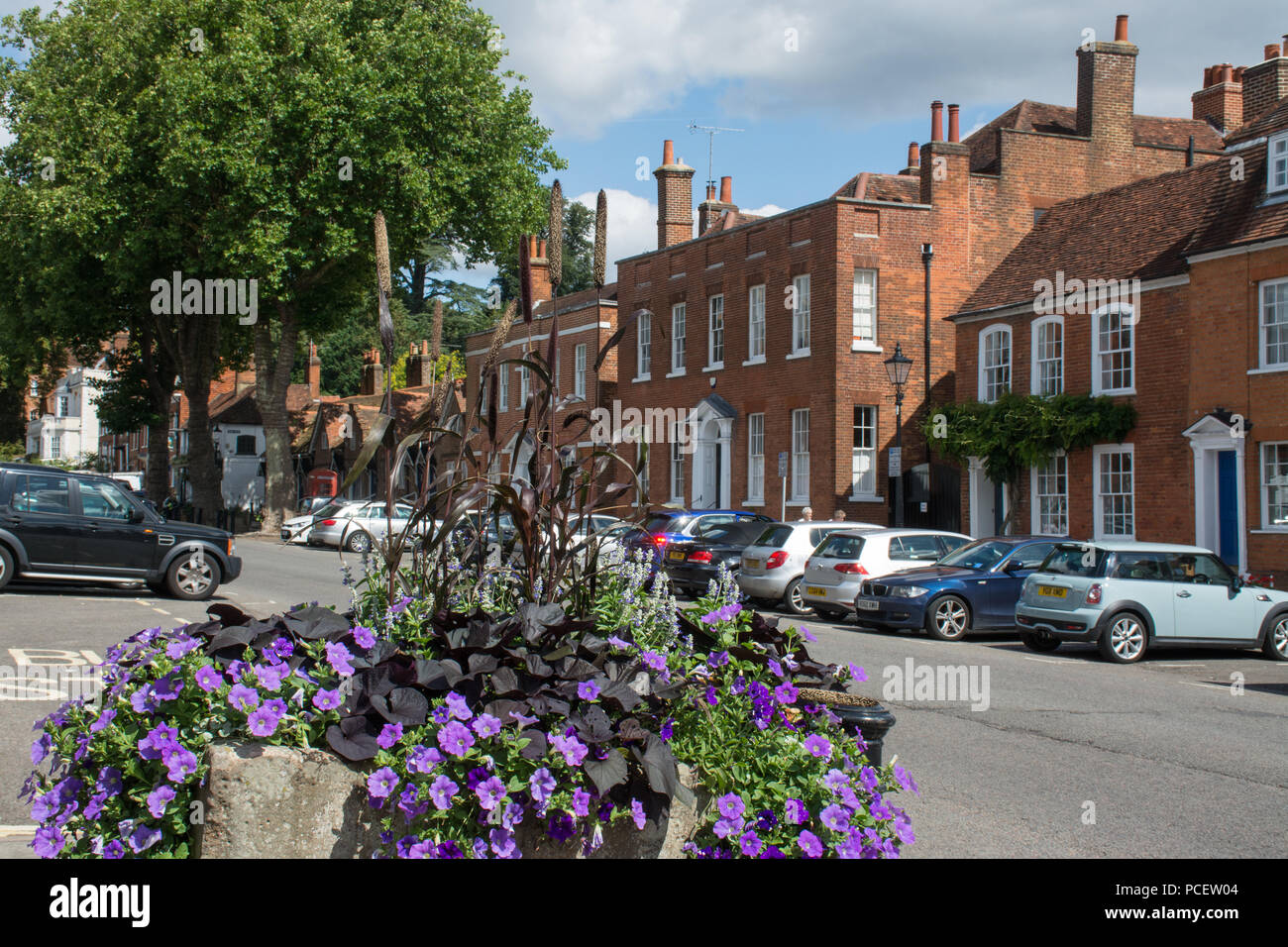 Il castello storico Street a Farnham, Surrey, Regno Unito Foto Stock