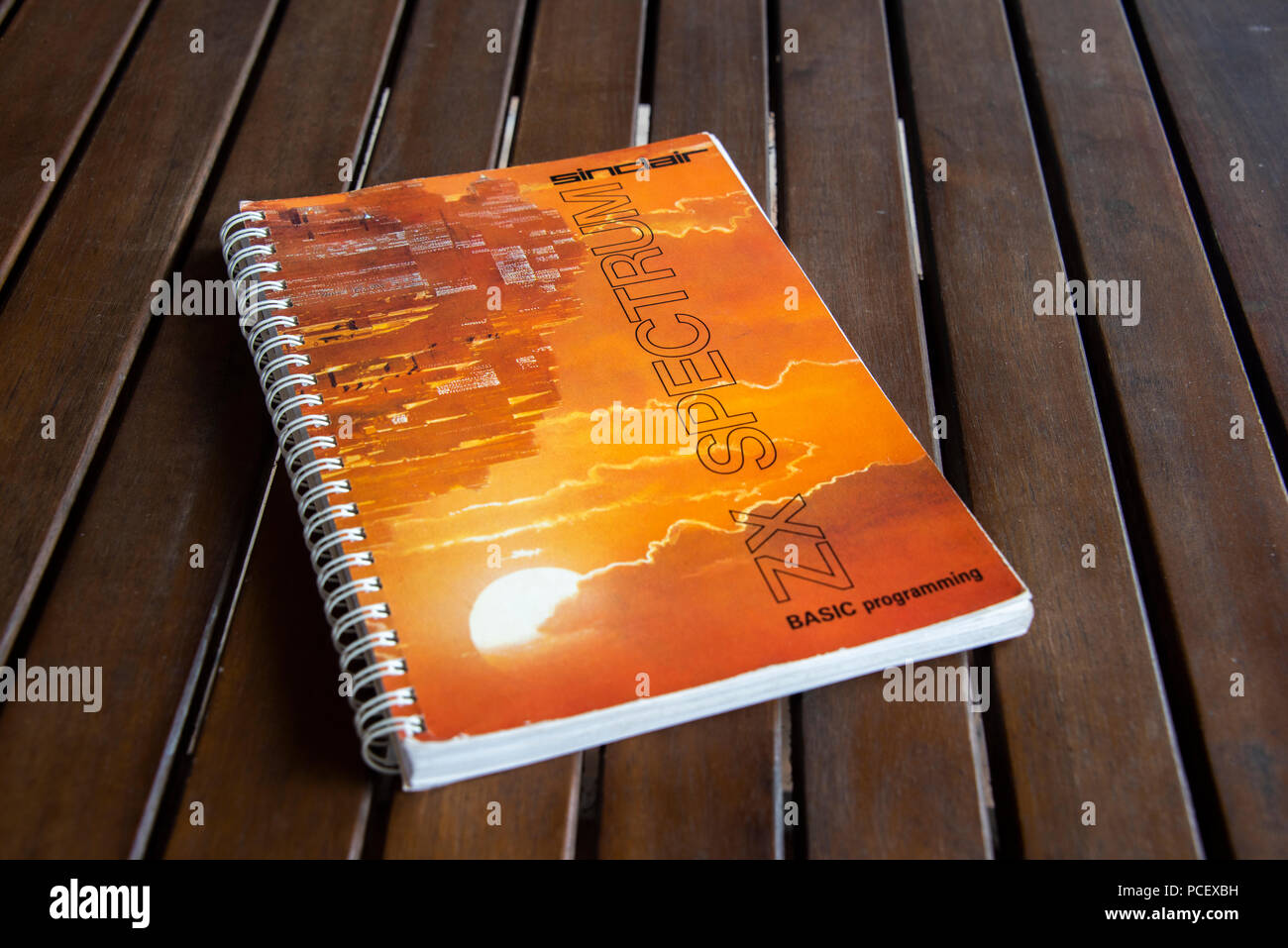 Sinclair ZX Spectrum Programmazione manuale Foto Stock
