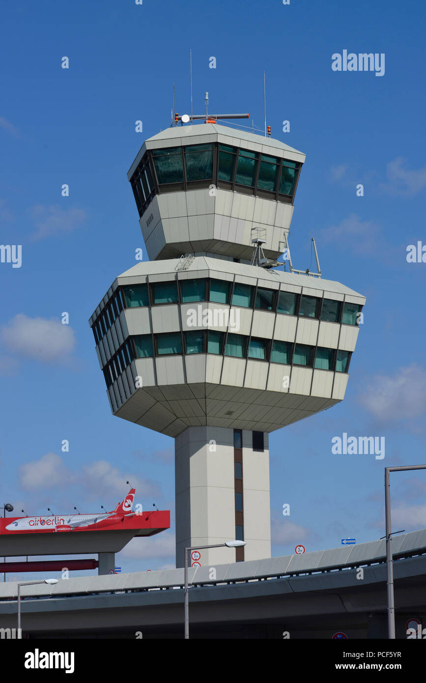 Torre, Flughafen Tegel, Reinickendorf, Berlino, Deutschland Foto Stock
