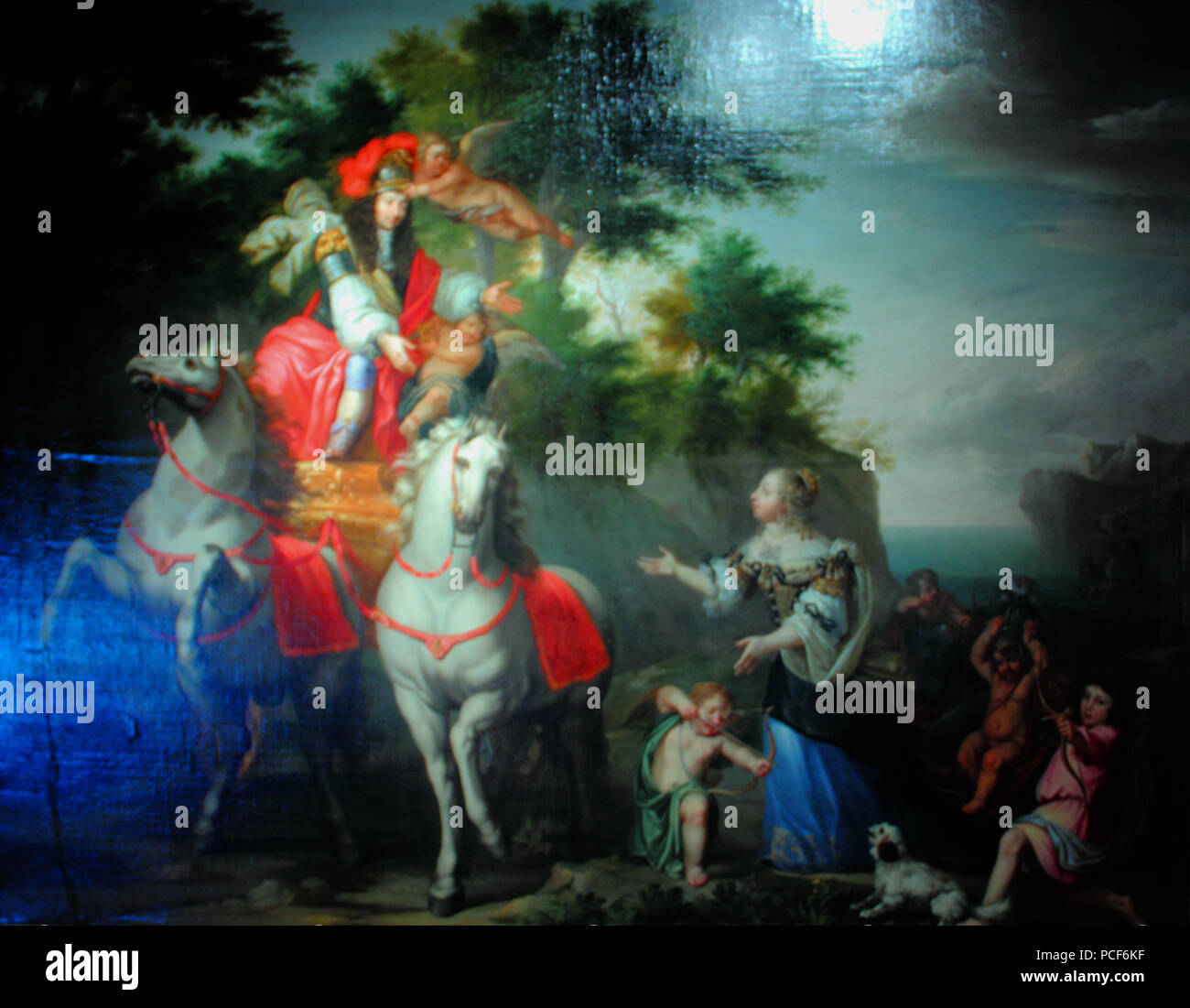 39 Allégorie sur la Bidassoa Foto Stock