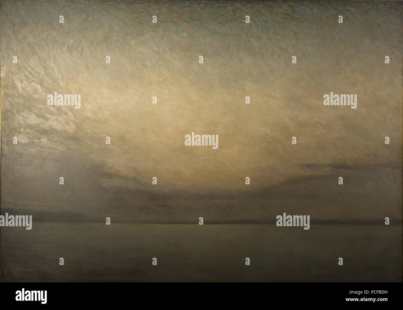 66 Axel Fahlcrantz, Himmel och vatten, oljamålning, Göteborgs konstmuseum Foto Stock