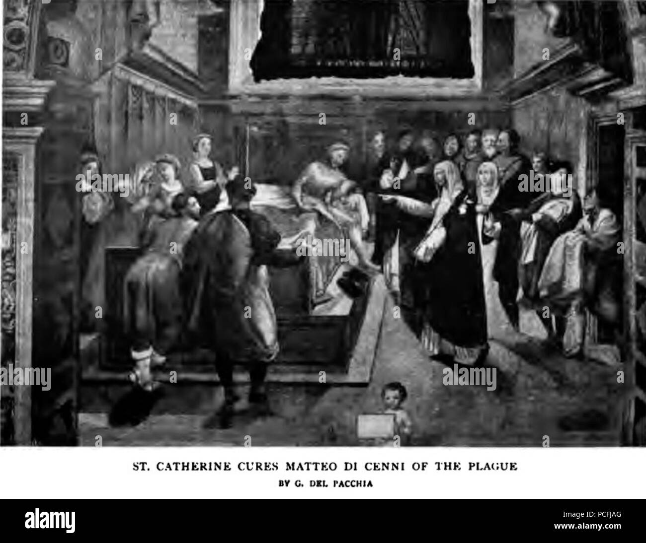 119 Catherine siena peste Foto Stock