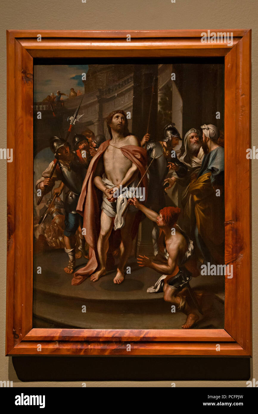 La città di New York, New York, Stati Uniti d'America. Xx Giugno, 2018. ''Mocking di Cristo " (1760) da Juan Patricio Morlete Ruiz Credito: Serena Hsu/ZUMA filo/Alamy Live News Foto Stock
