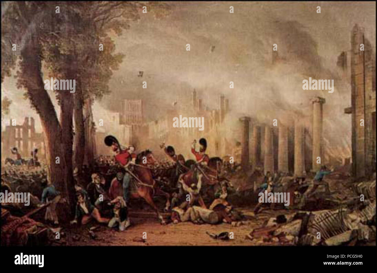 98 Bristol disordini del 1831 Foto Stock