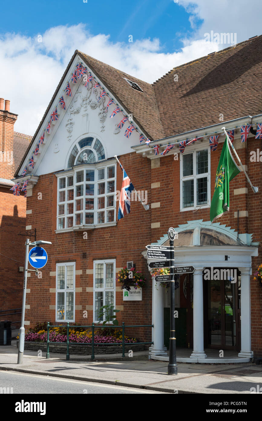 Farnham Uffici Del Consiglio Della Città di South Street, Farnham, Surrey Foto Stock