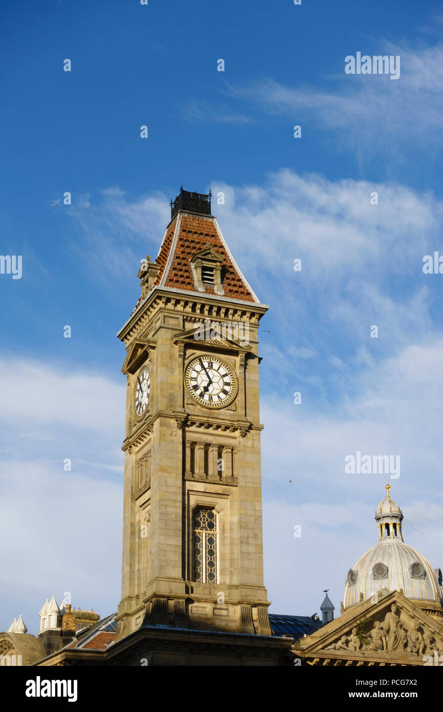 "Big Brum" torre dell orologio ont casa Consiglio, Museo e Galleria d'arte. Birmingham, Inghilterra Foto Stock