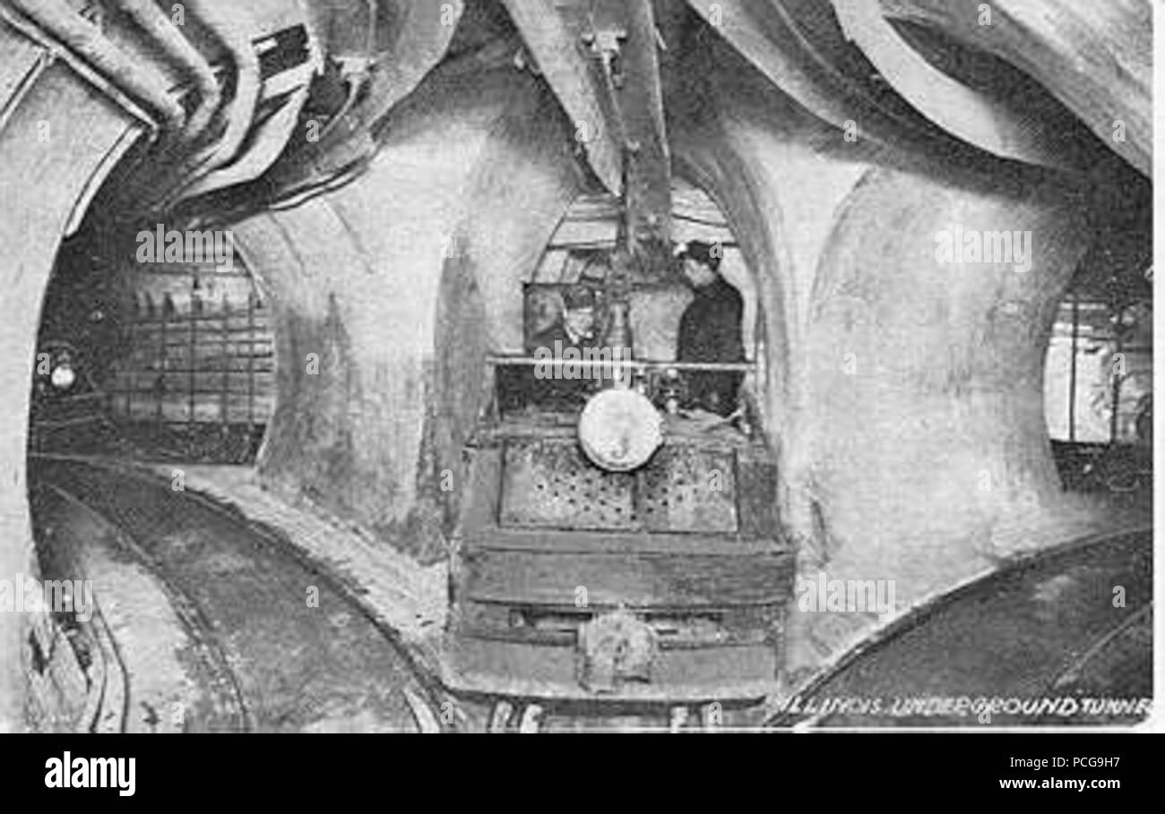 126 Chicago Trasporto metropolitana c1910 Foto Stock