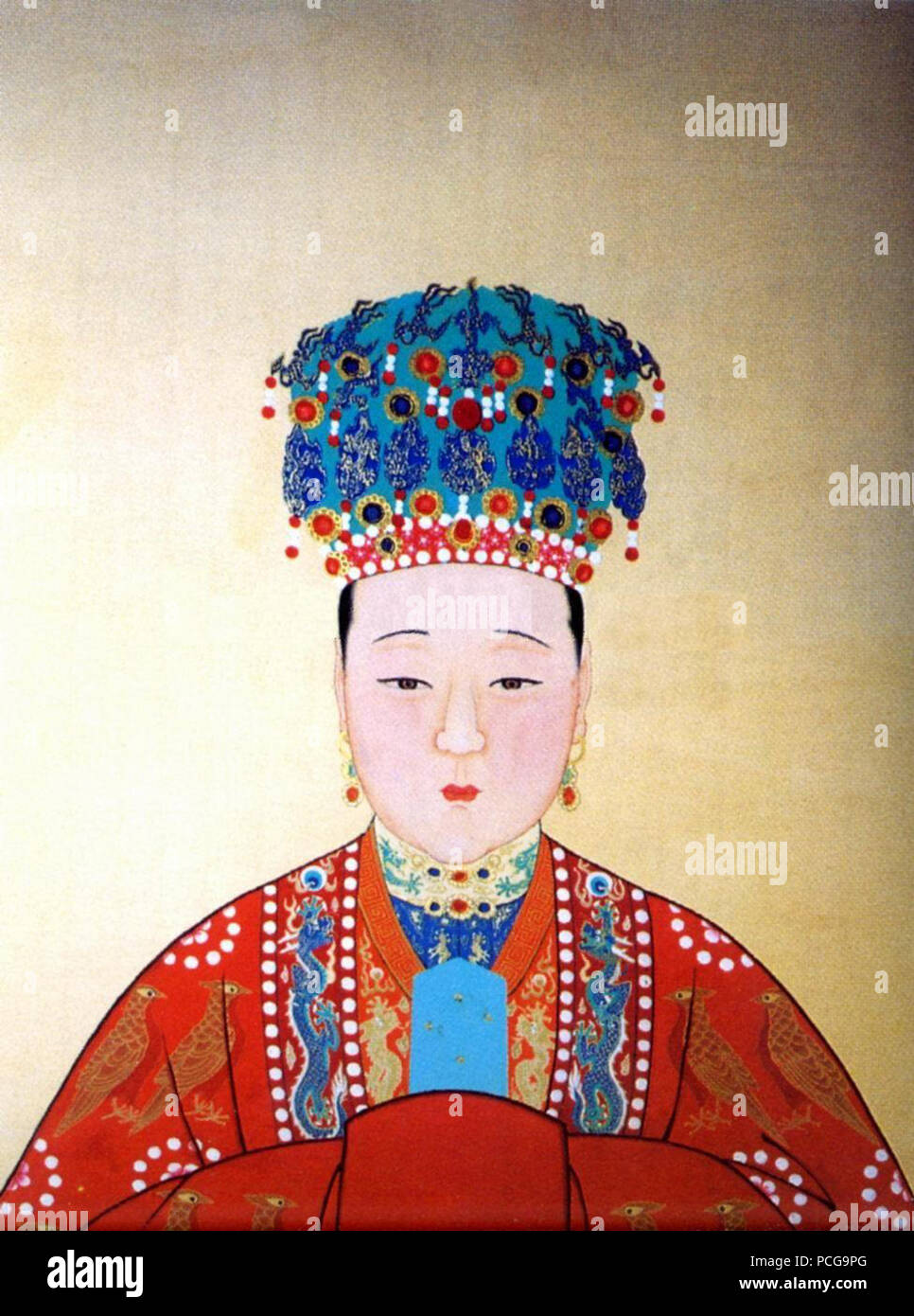 127 cinese della dinastia Ming Imperatrice Xiaoduan Foto Stock