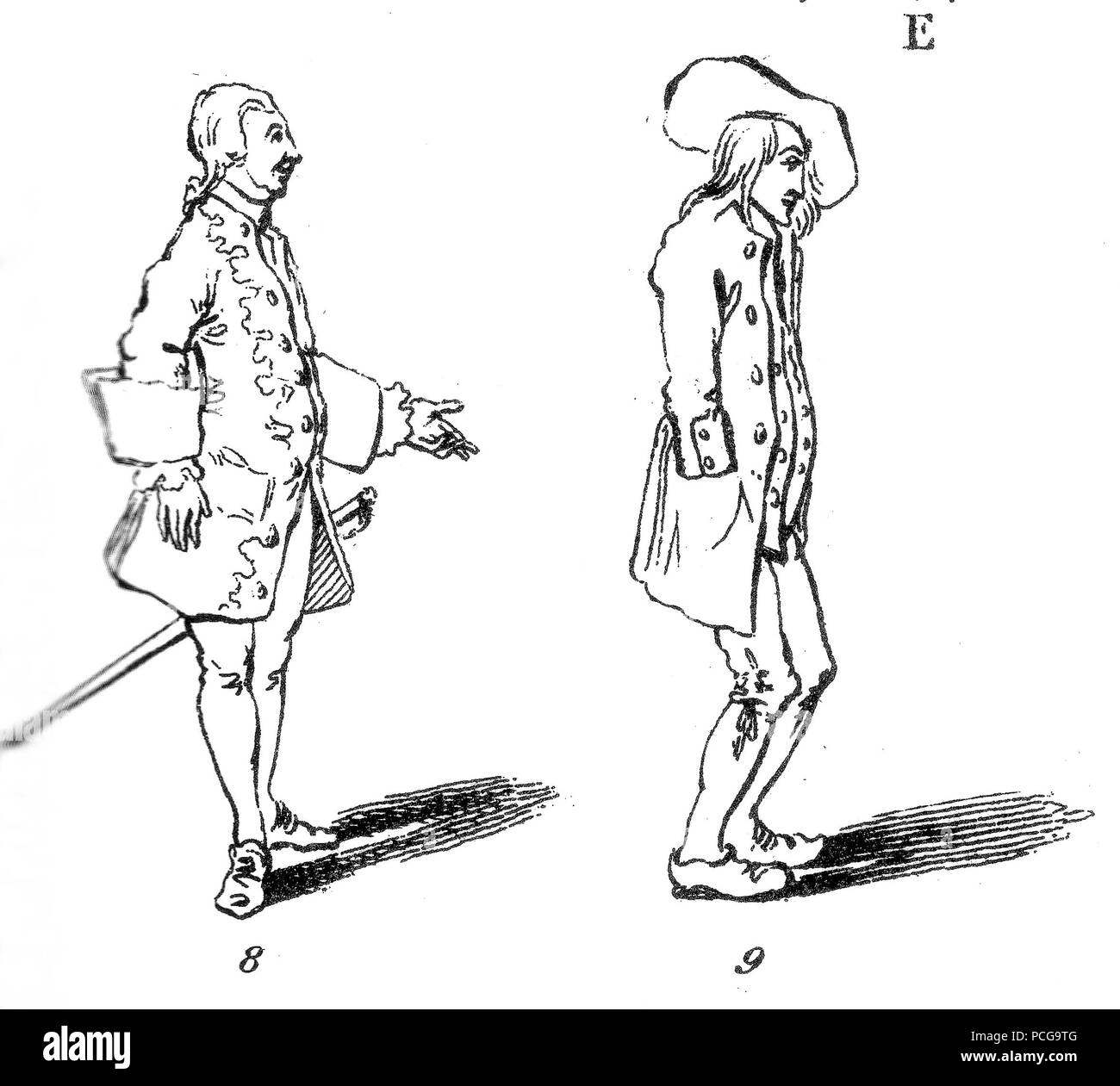 127 Chironomia StandingFigures Foto Stock