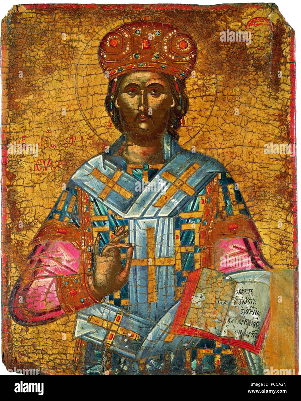 128 Cristo Re dei Re (Grecia, c. 1600) Foto Stock