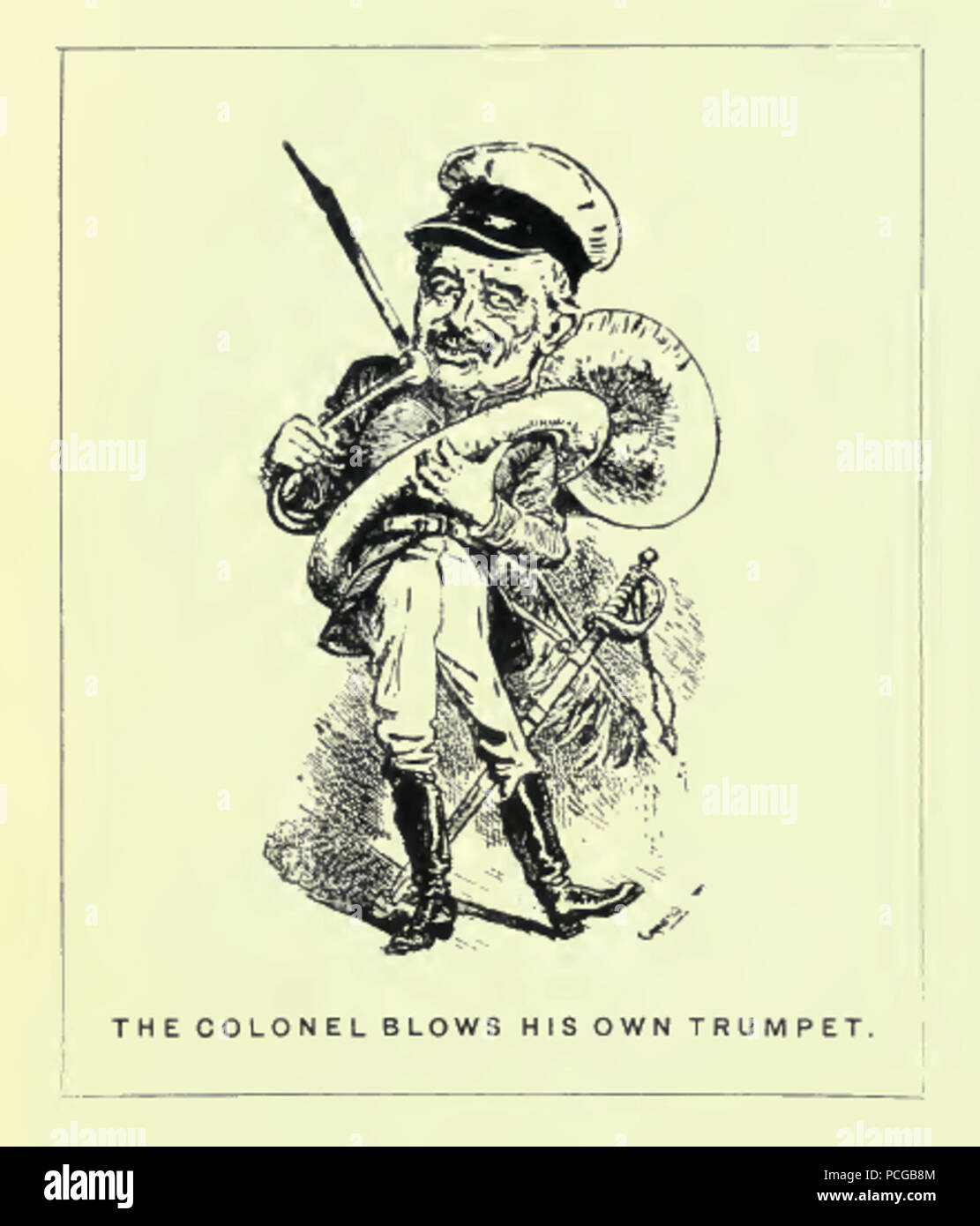 138 col F Schermbrucker - la colonia del capo politico 1887 Foto Stock